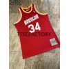 Dječji NBA Dres Houston Rockets OLAJUWON 34 Retro Mitchellness Crvena Swingman